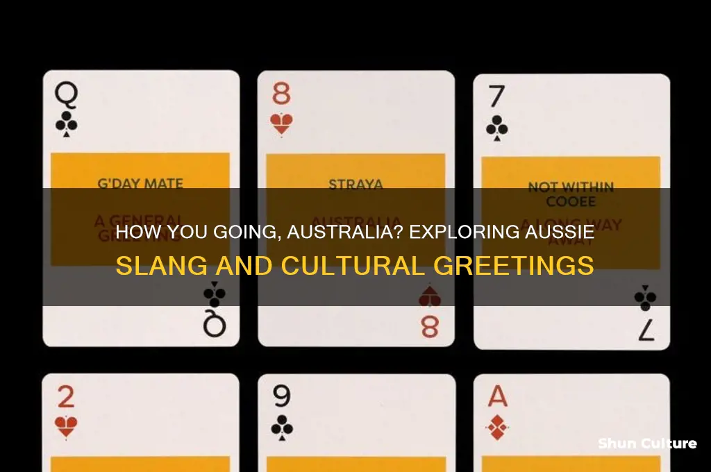 how you going australia