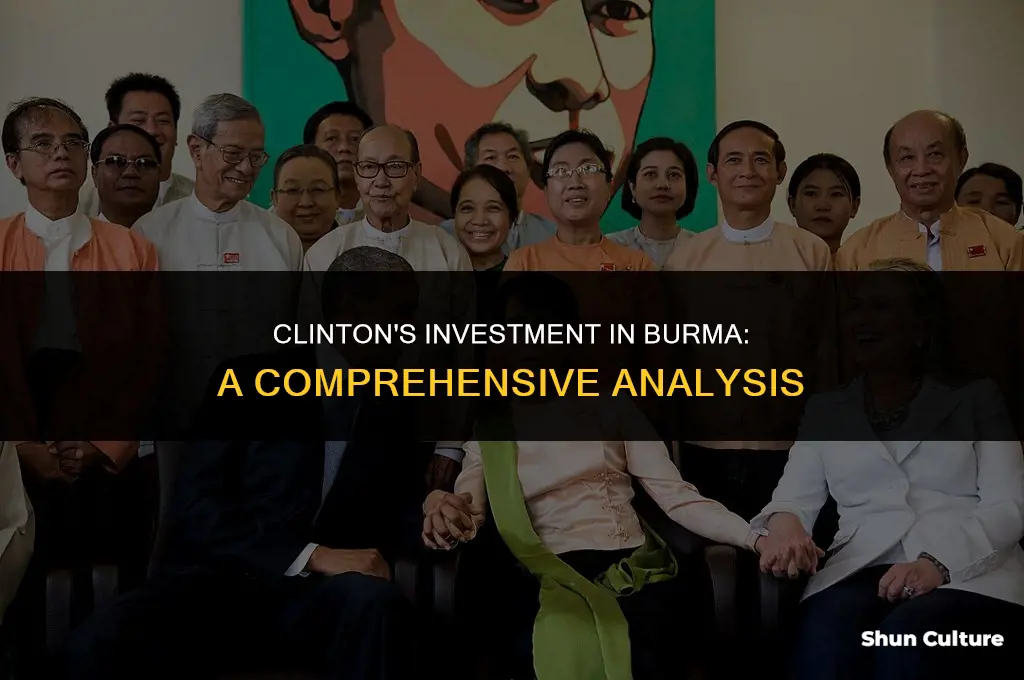 how.mucu inverstment do ckintons have in.burma