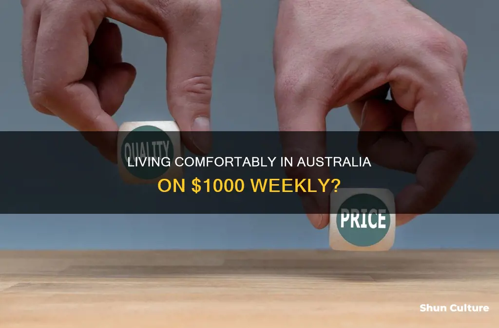 is $1000 a week good in australia