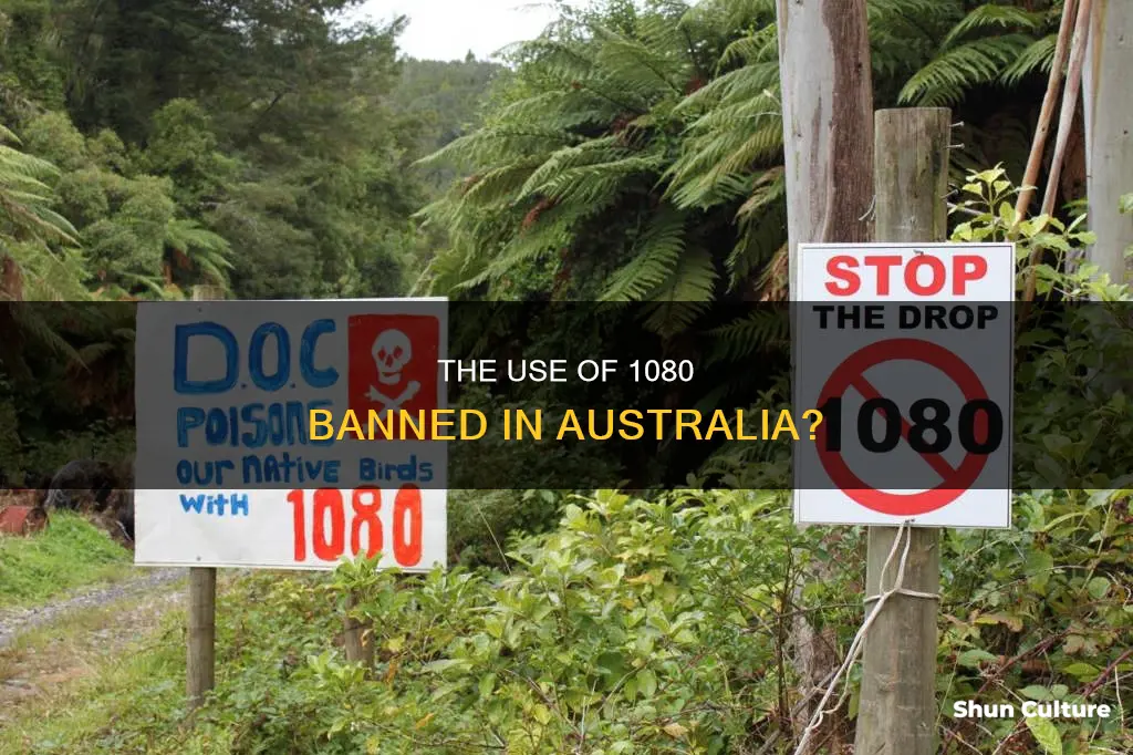 is 1080 banned in australia