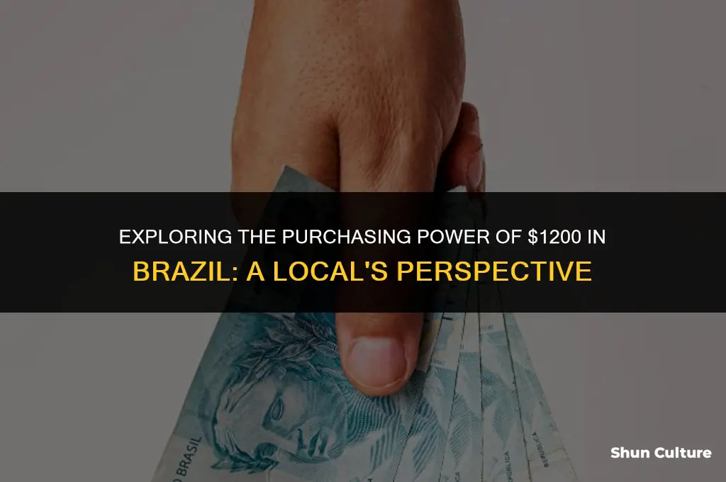 is 1200 us dollars a lot in brazil