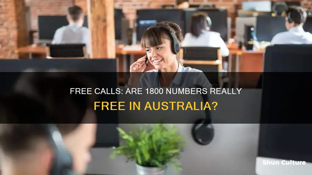 is 1800 free in australia