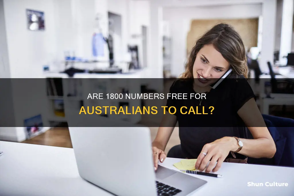 is 1800 toll free in australia