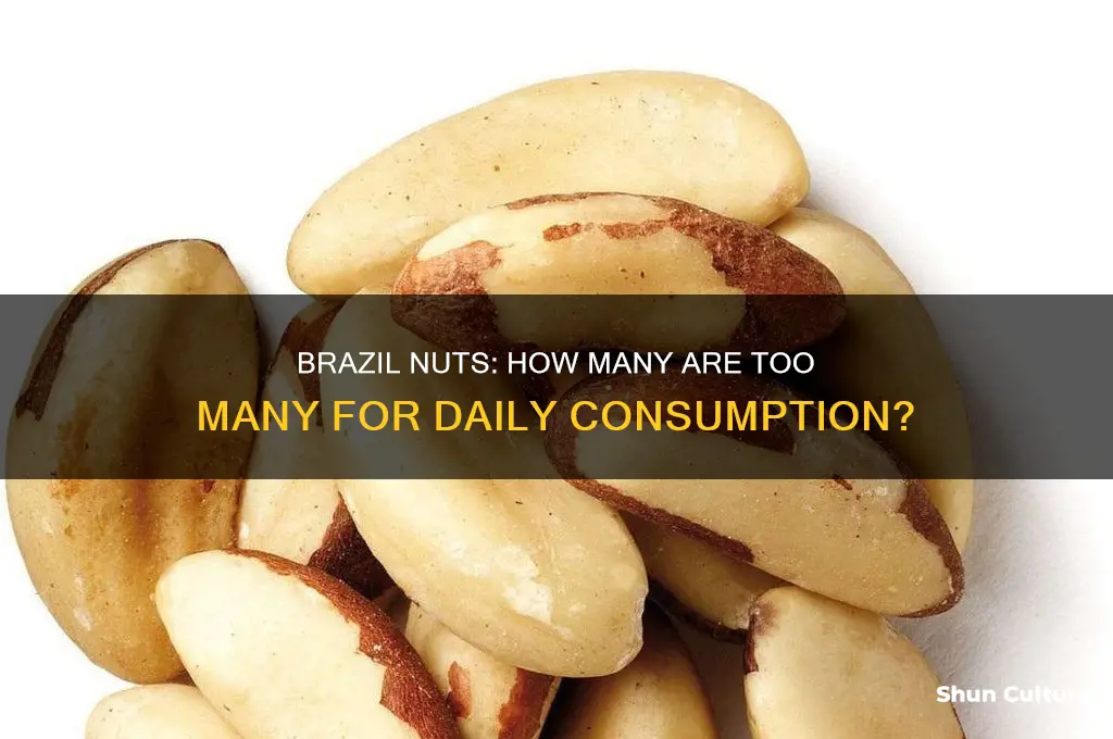 is 4 brazil nuts too many