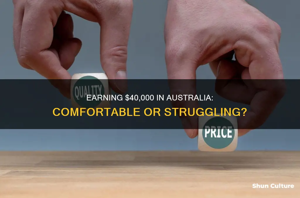 is 40 000 a good salary in australia