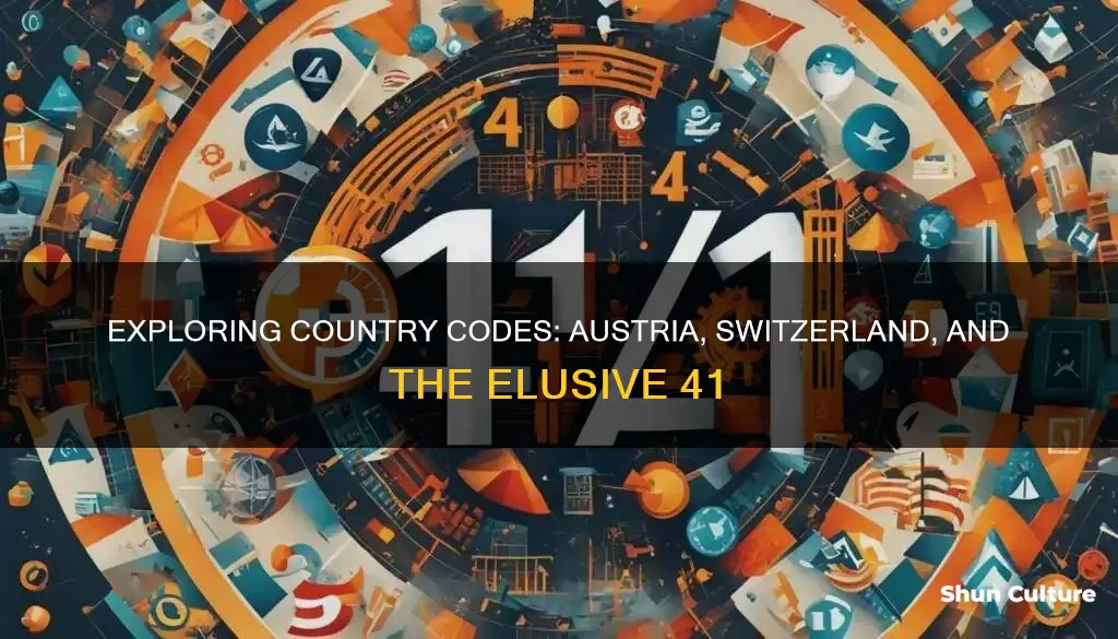 is 41 the country code for switzerland or austria