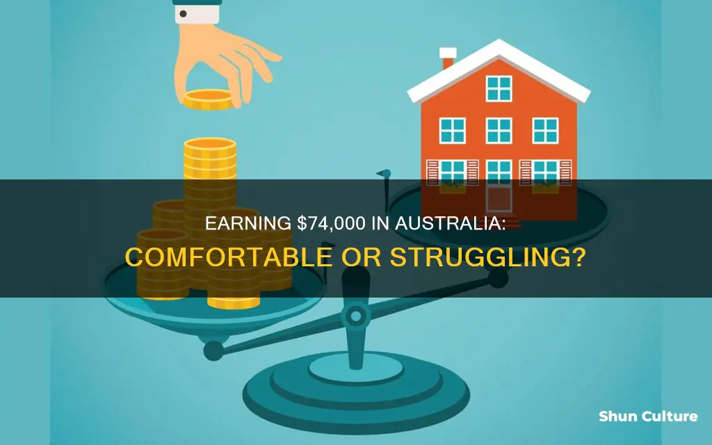 is 74000 a good salary in australia
