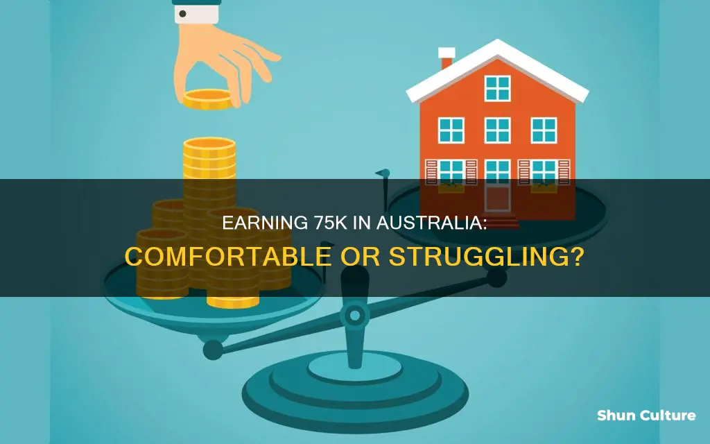 is 75k a good salary in australia