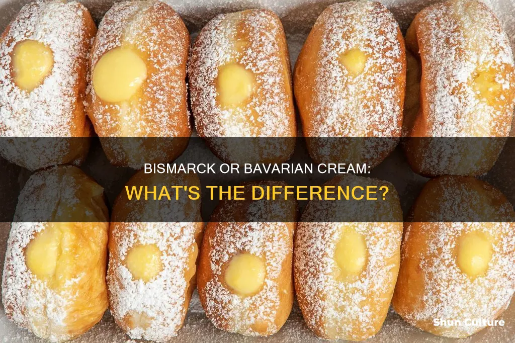 is a bismark the same as a bavarian cream