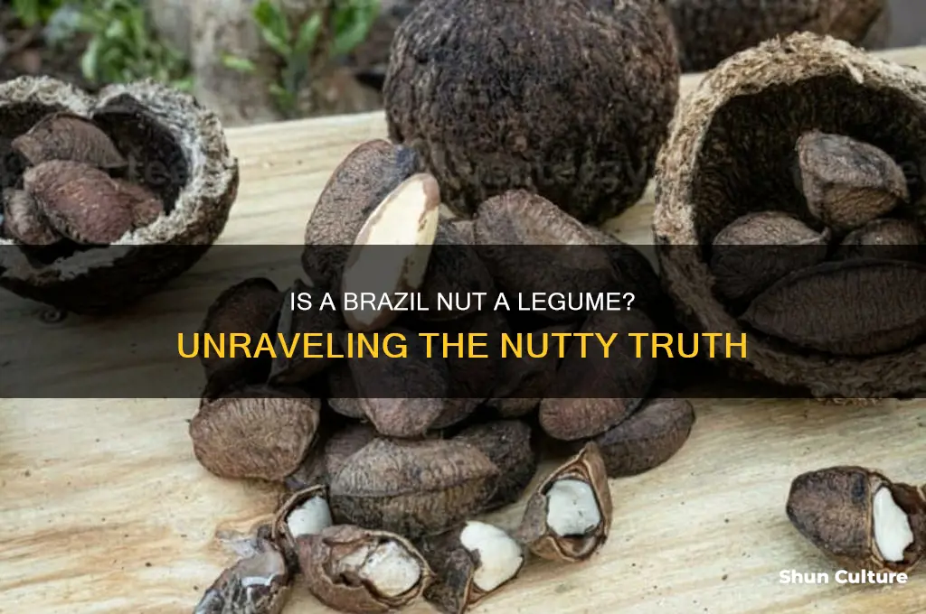 is a brazil nut a legume