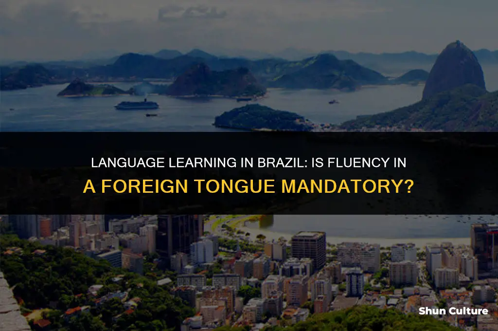 is a foreign language mandatory in brazil