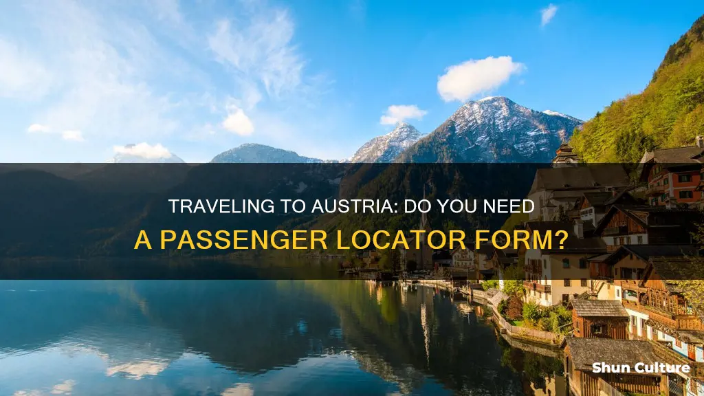 is a passenger locator form required for austria