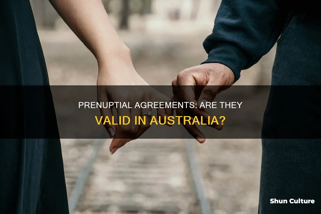 is a prenuptial agreement made in usa accepted in australia
