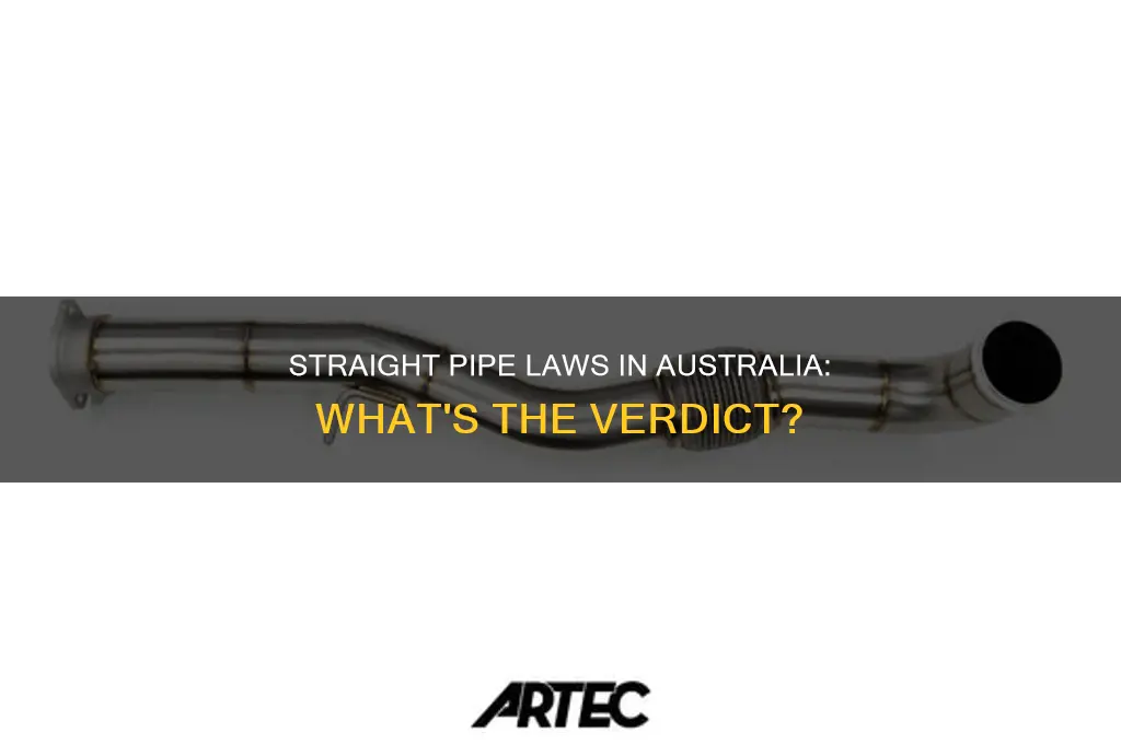 is a straight pipe illegal in australia