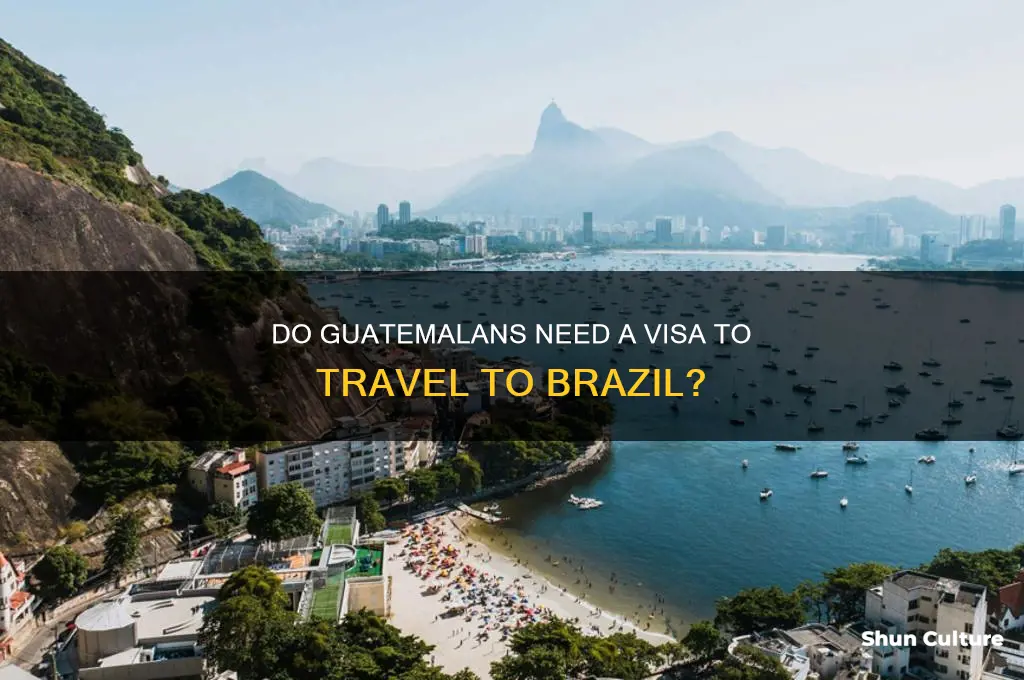is a visa needed for travel to brazil from guatemala