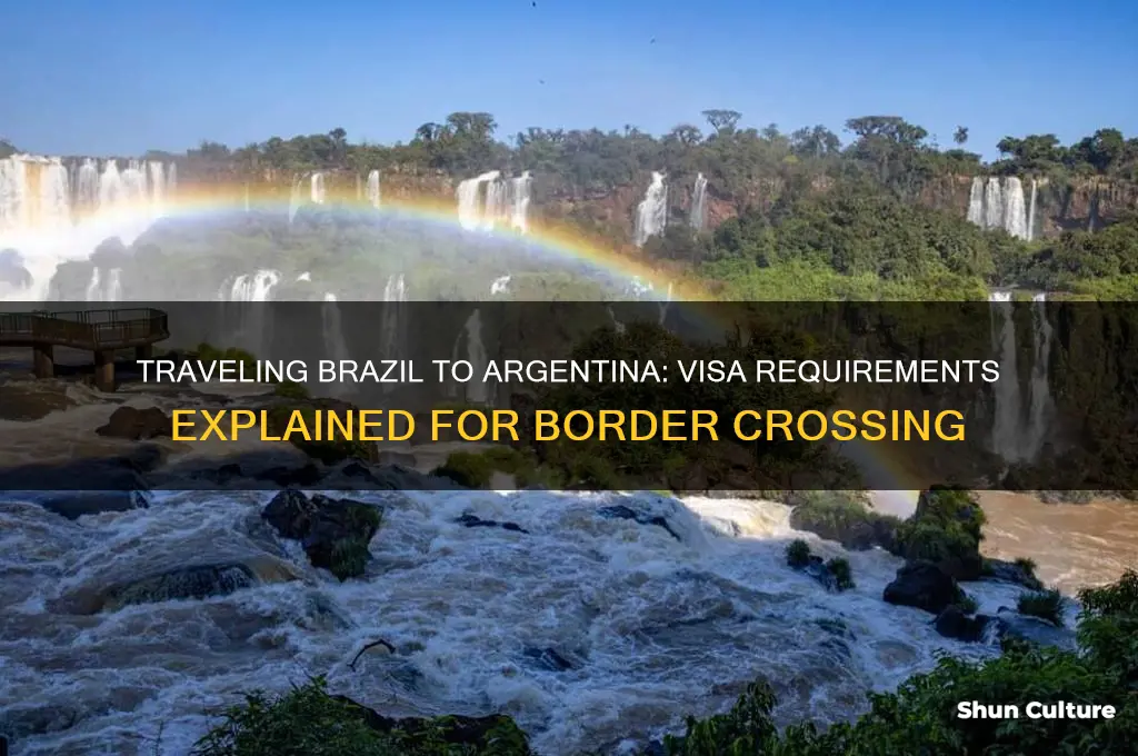 is a visa required to cross from brazil to argentina