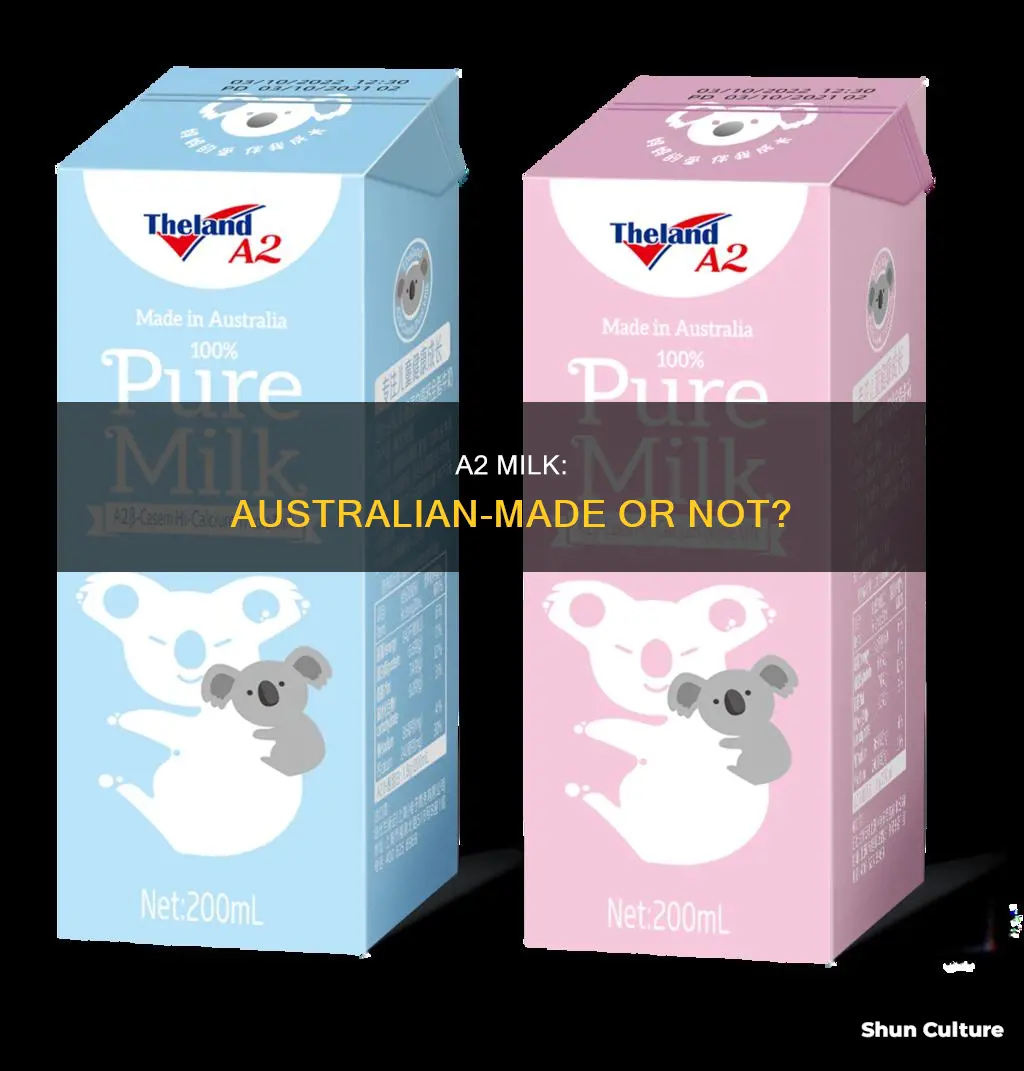 is a2 milk made in australia