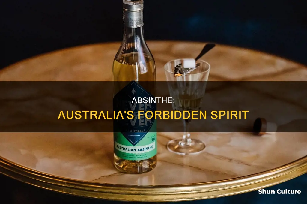 is absinthe illegal in australia