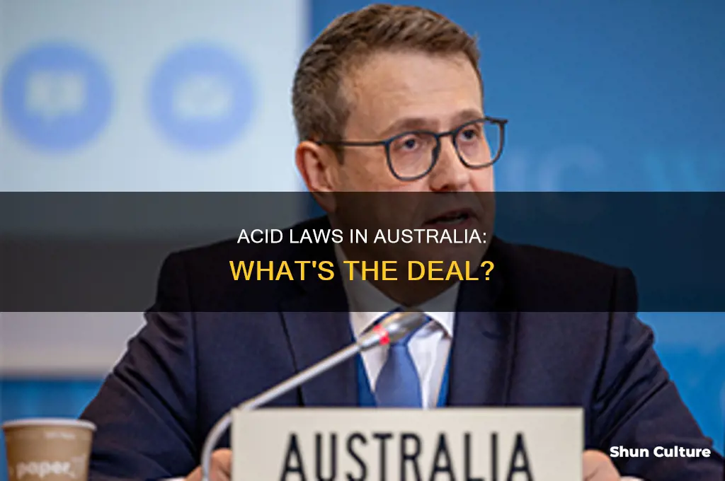 is acid illegal in australia