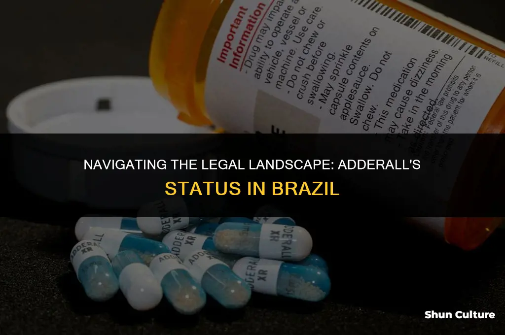 is adderall illegal in brazil