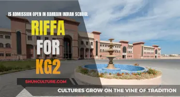 KG2 Admissions: Bahrain Indian School Riffa