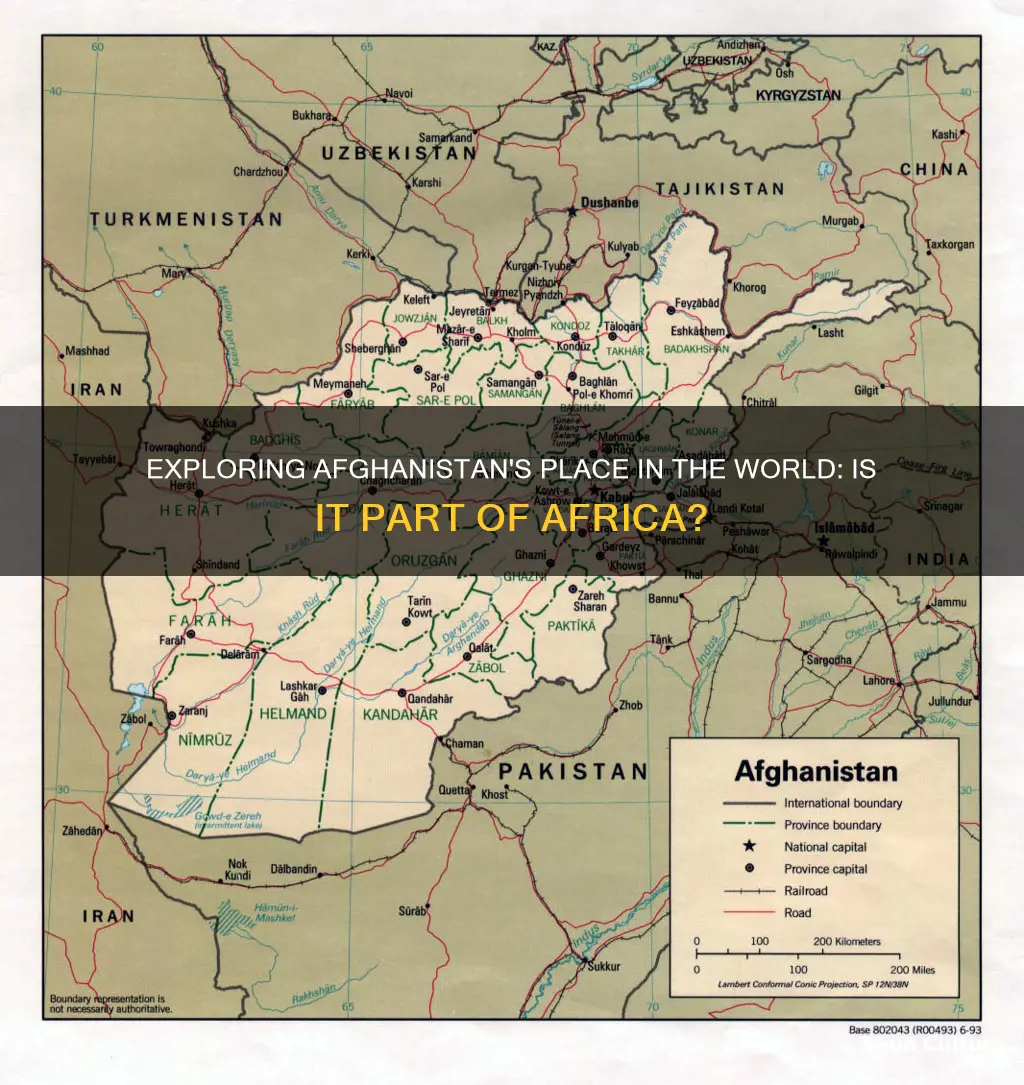 is afghanistan in africa