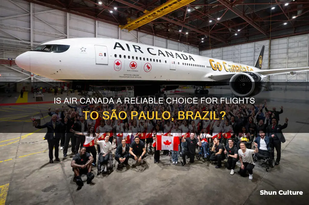 is air canada a good plane to sao paulo brazil