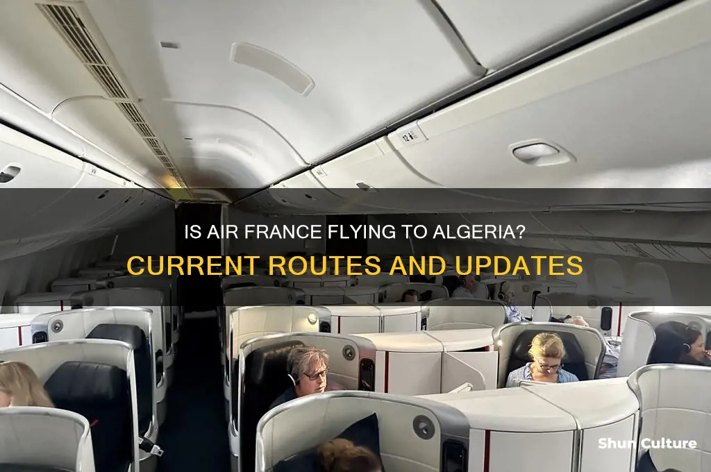 is air france flying to algeria