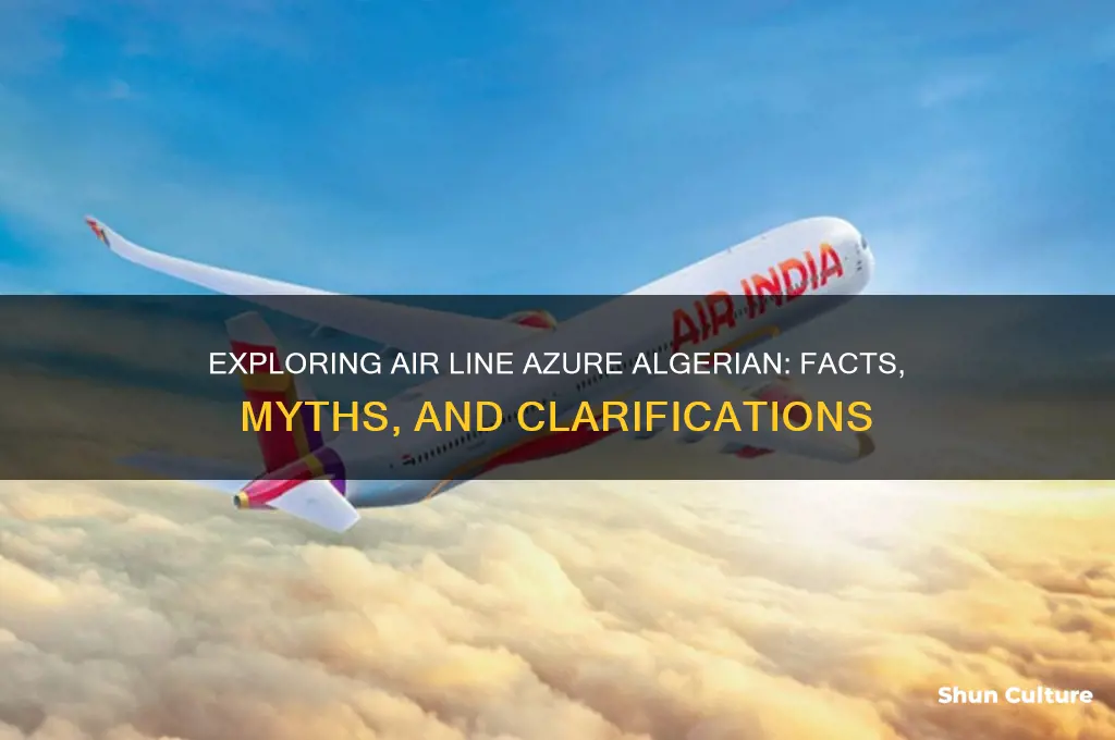 is air line azure algerian