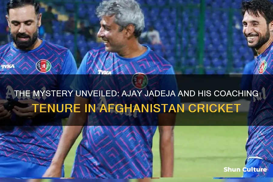 is ajay jadeja afghanistan coach