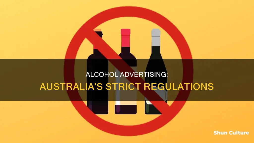 is alcohol advertising banned in australia