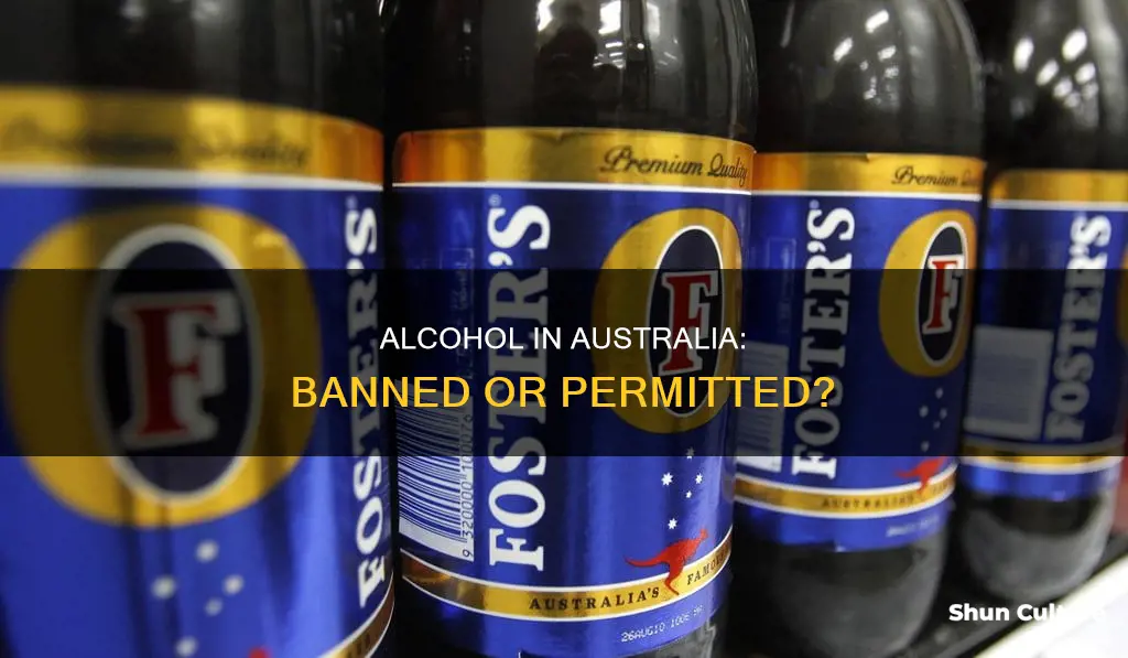 is alcohol banned in australia