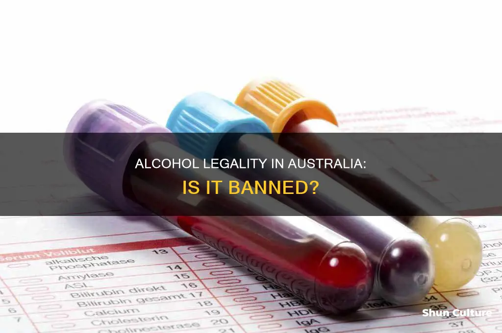 is alcohol illegal in australia