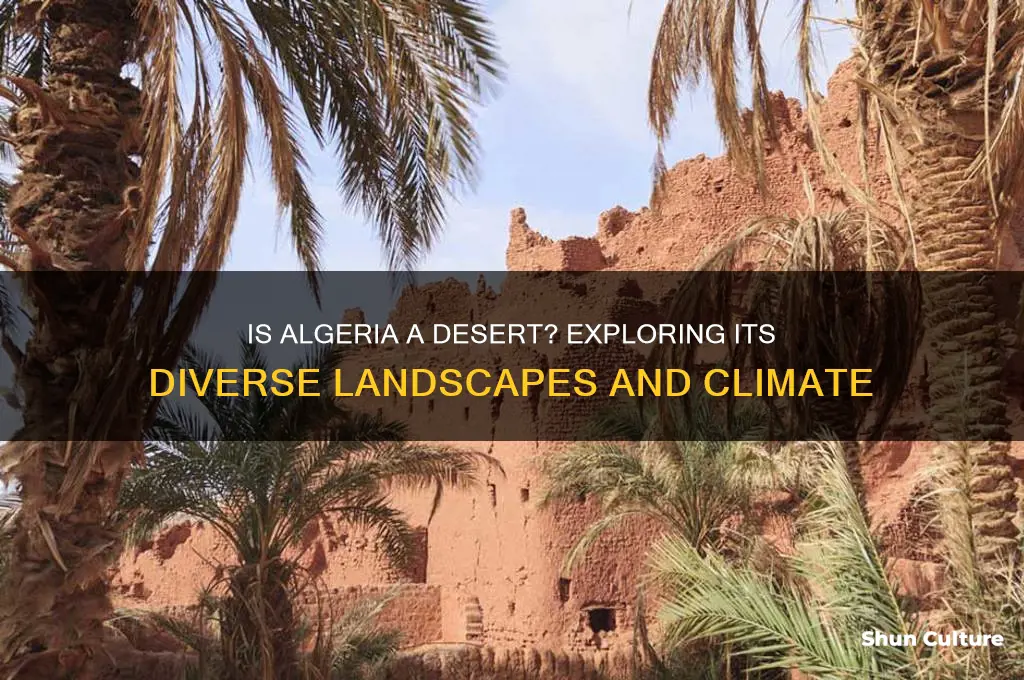 is algeria a desert