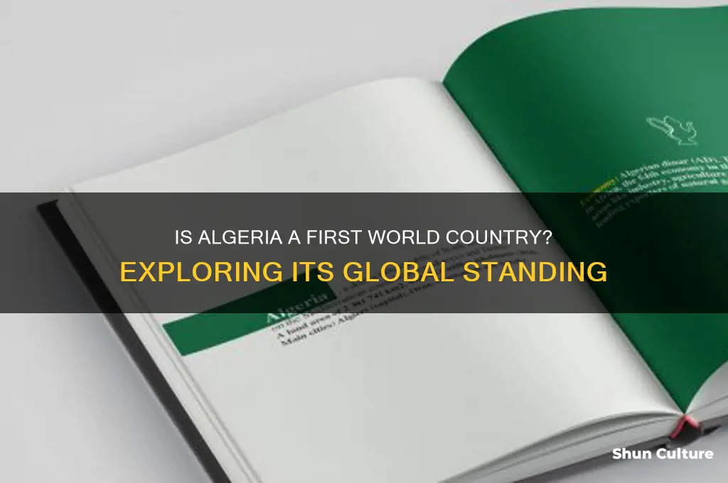 is algeria a first world country