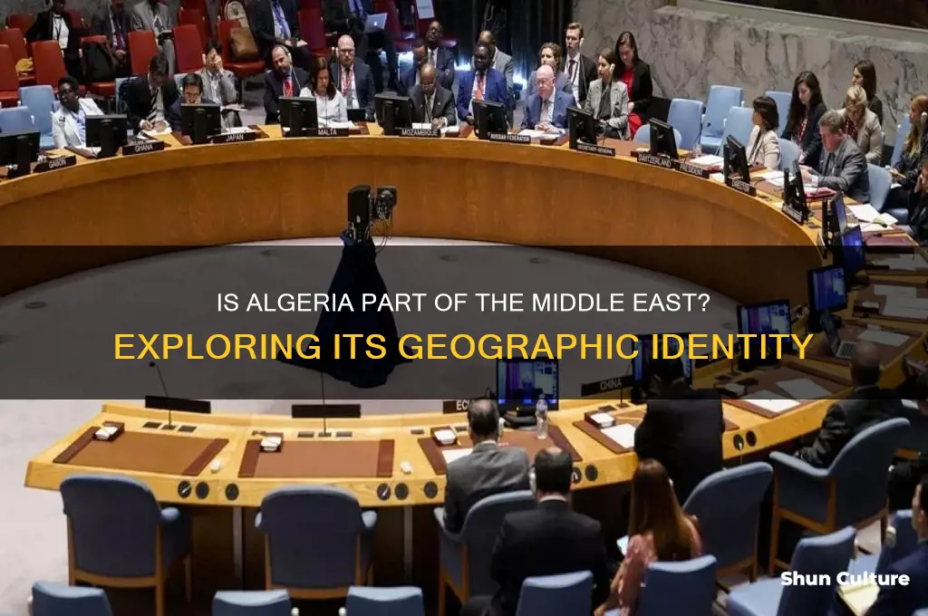 is algeria a middle east country