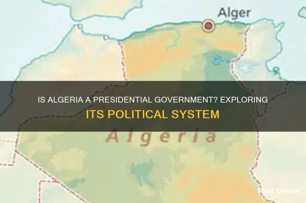 is algeria a presidtial government