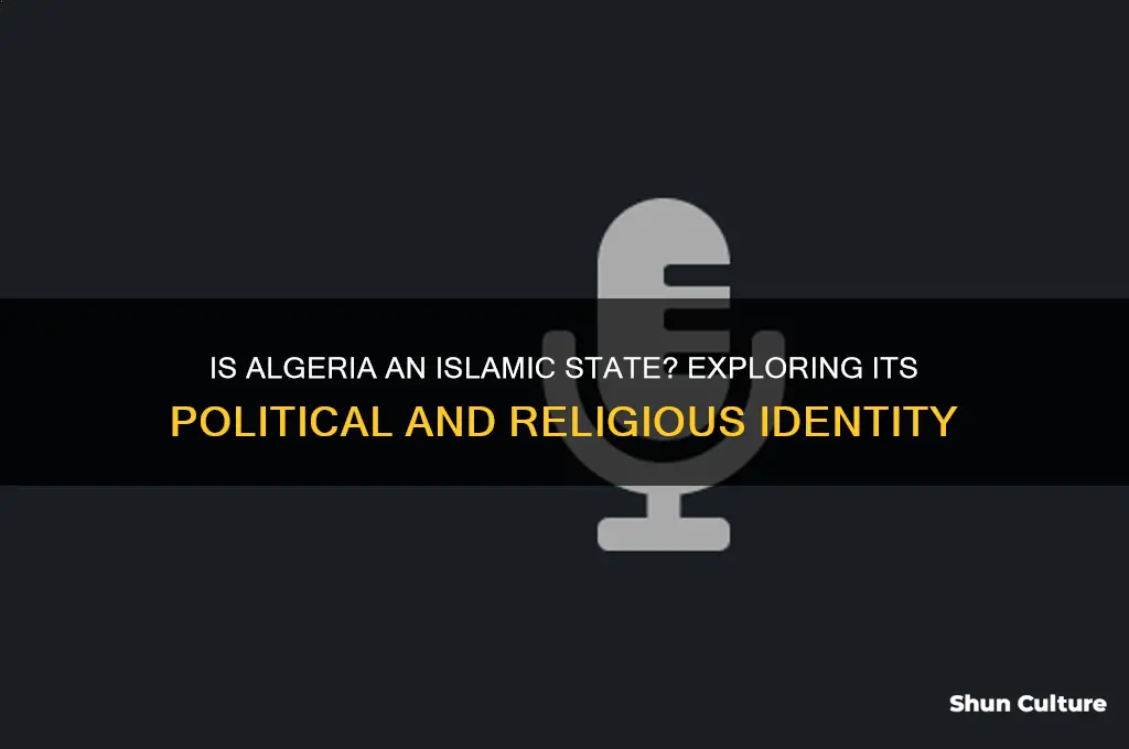 is algeria an islamic state