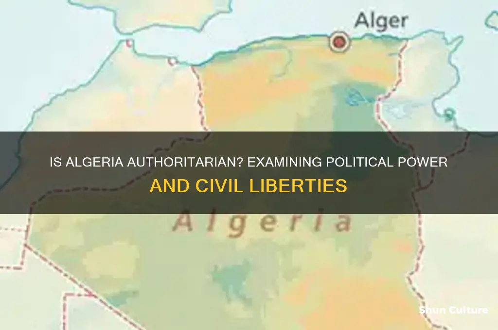 is algeria authoritarian