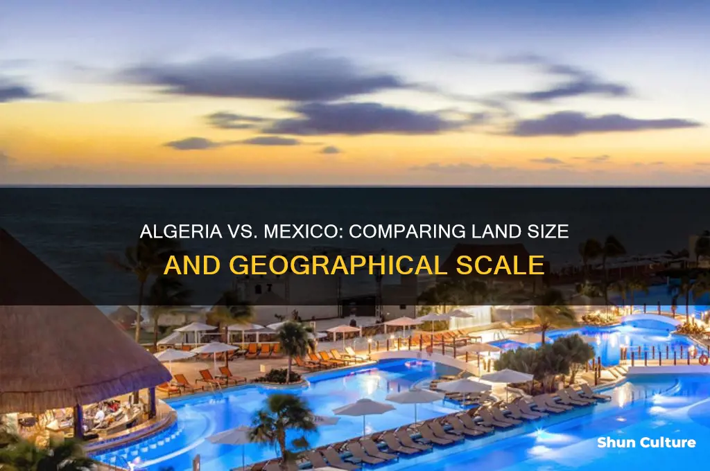 is algeria bigger than mexico