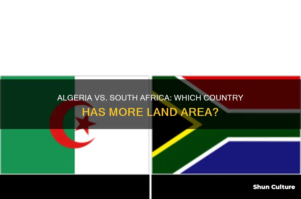 is algeria bigger than south africa