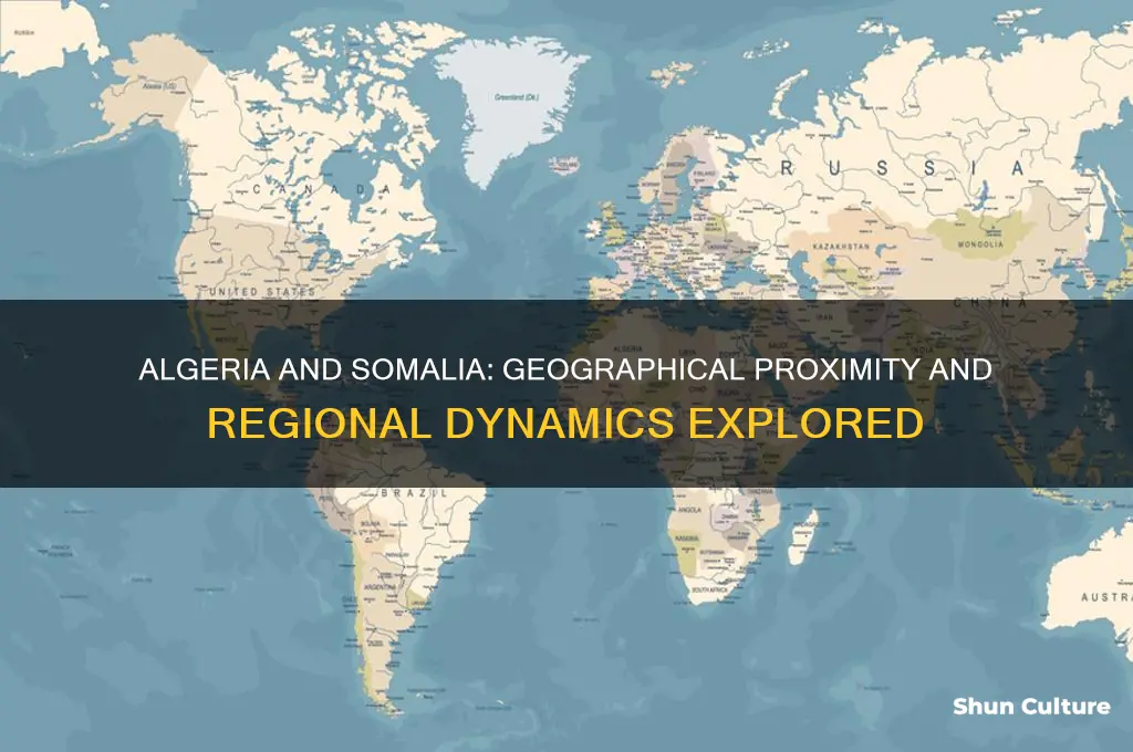 is algeria close to somalia