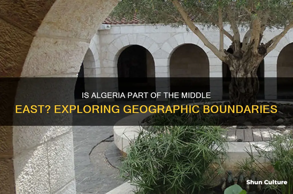 is algeria in the middle east