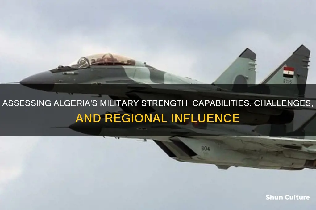 is algeria military strong
