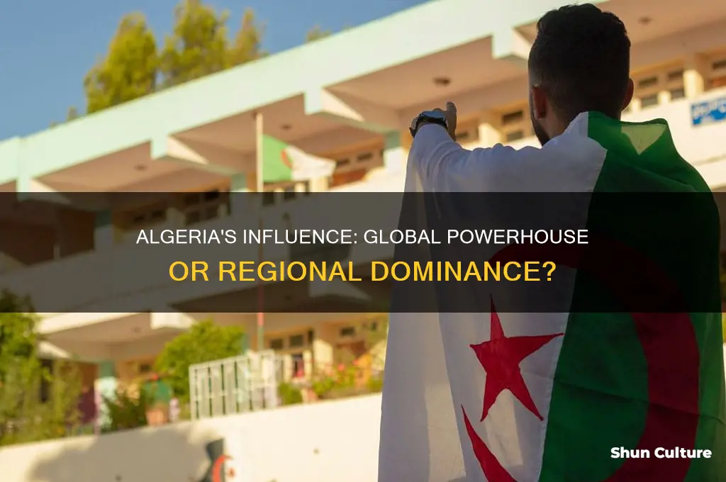 is algeria notable for gobal or regional dominance