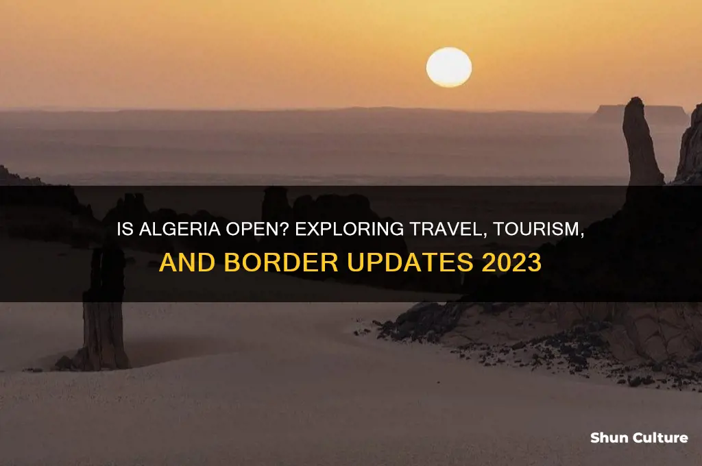 is algeria open