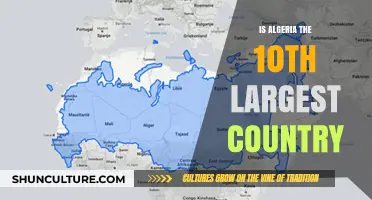 Algeria's Landmass: Is It the 10th Largest Country in the World?
