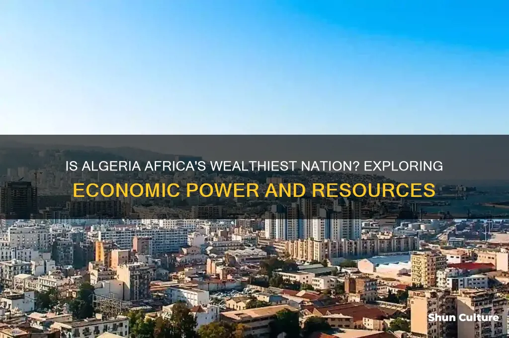 is algeria the richest country in africa