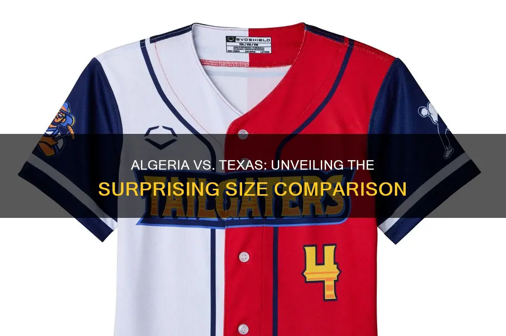 is algeria twice as big as texas