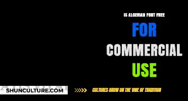 Is Algerian Font Free for Commercial Use? A Licensing Guide